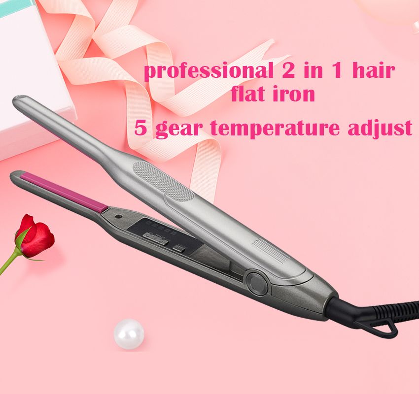 Men Beard Straightener Short Hair Straightener Flat Iron Curler