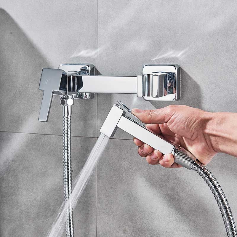 adaptador de la vÃ¡lvula no incluido Kit OurLeeme acero inoxidable bidÃ©  Handheld pulverizador con tipos de chorro dual para WC paÃ±al del paÃ±o de  limpieza Instalación de baño y cocina Bricolaje y