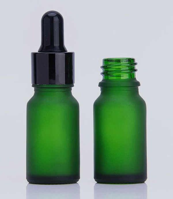Download 15ml Glass Dropper Bottle Frosted Green Essential Oil Bottle Glass Green Matte With Silver Gold White Cap Custom Packaging Box From Epayecig01 0 91 Dhgate Com