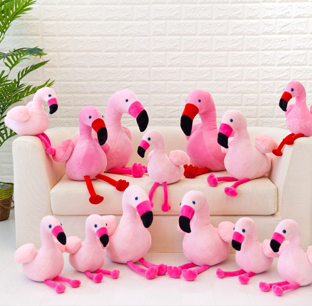 pink flamingo plush