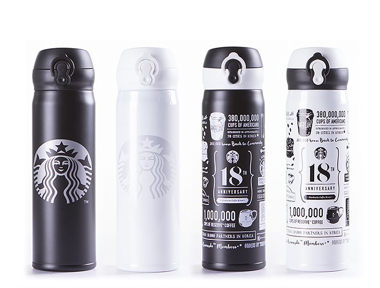 304 Stainless Steel Starbucks Portable Cups Coffee Water Cup Insulation