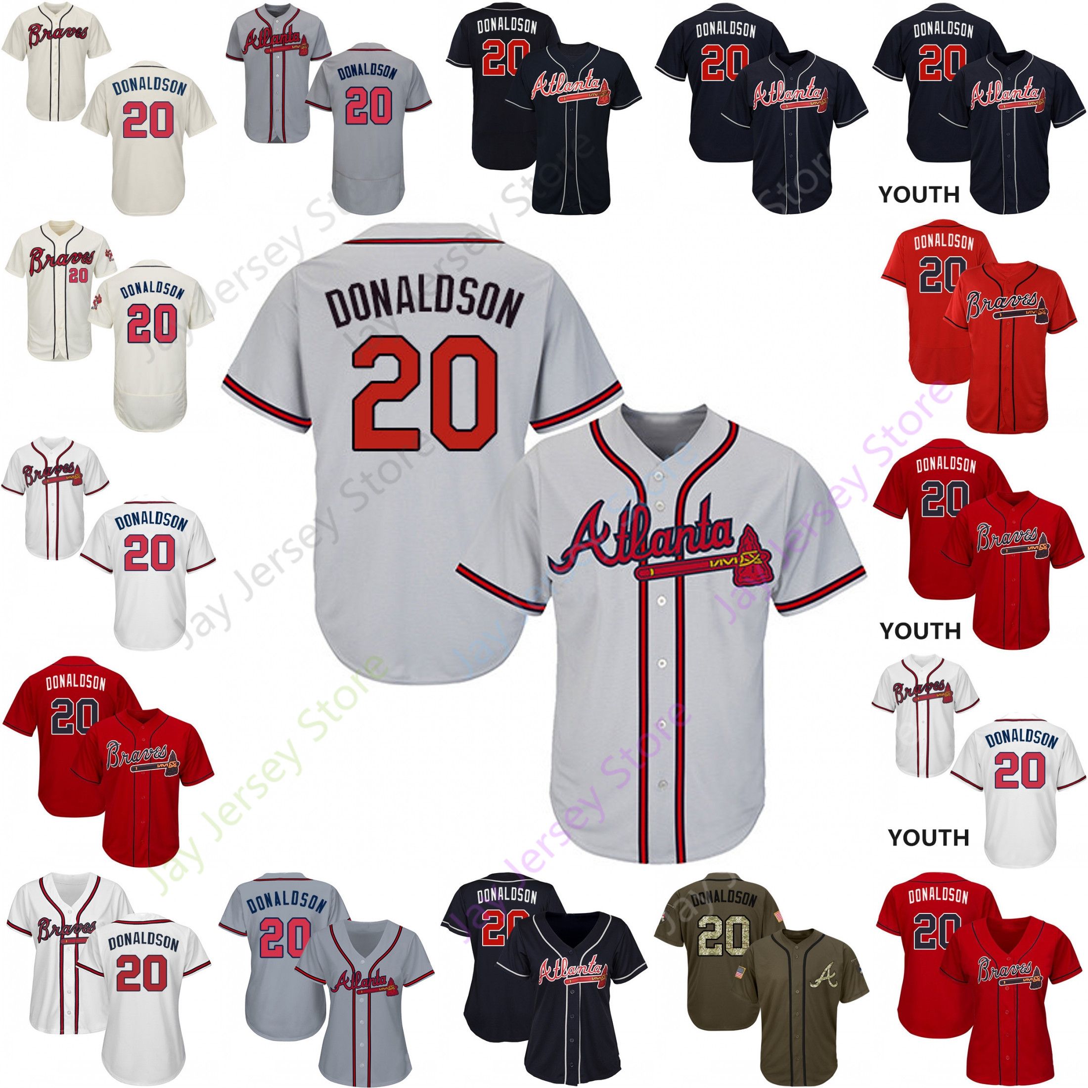 donaldson braves jersey