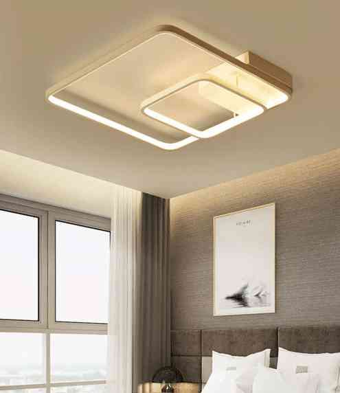 2019 Led Square Ceiling Lamps For Living Room Kitchen Flush Mount Modern Ceiling Lights With Remote Control Indoor Lighting Fixtures Llfa From