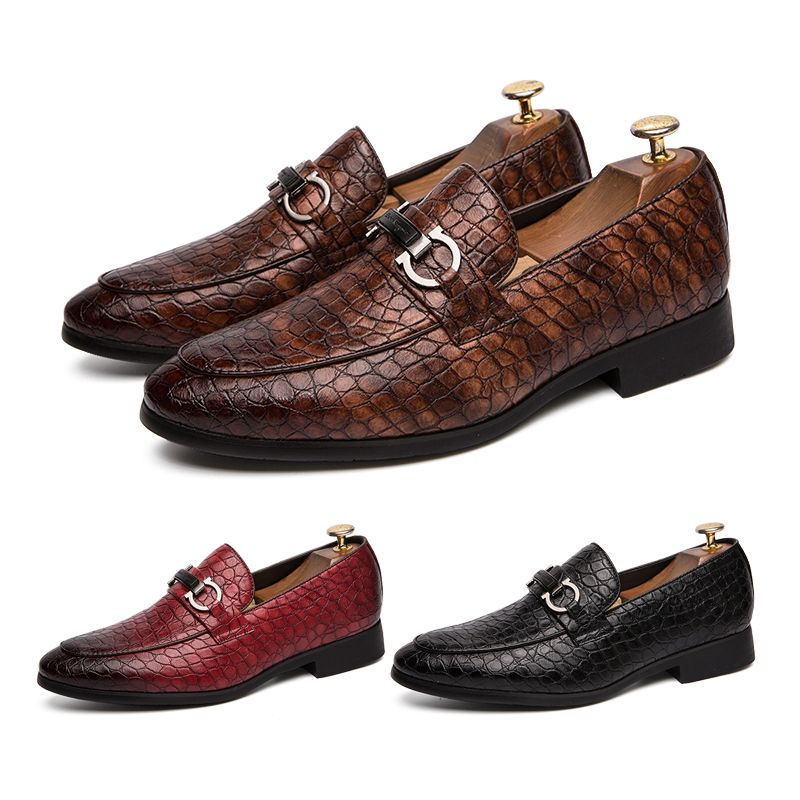 men's no heel formal shoes