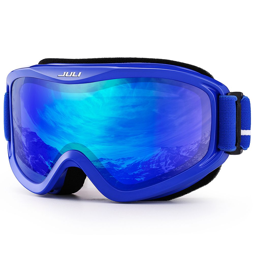 Lunettes de ski Juli femme et enfant Double verre sph/érique interchangeable Pour sports dhiver et snowboard Avec protection UV anti-bu/ée Pour homme