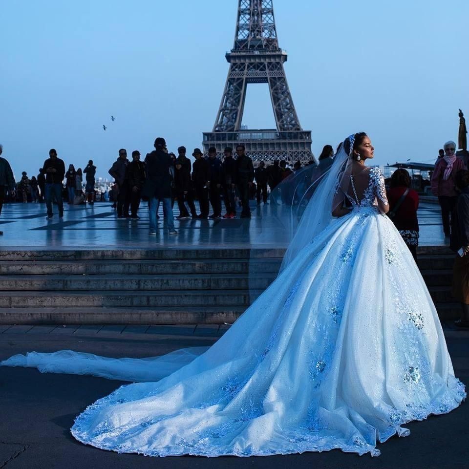 2019 Luxury Dubai Arabic Spring Princess Lace Ball Gowns Wedding