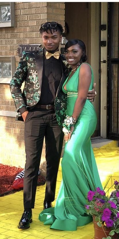 Emerald Green Mermaid Prom Dresses Deep 