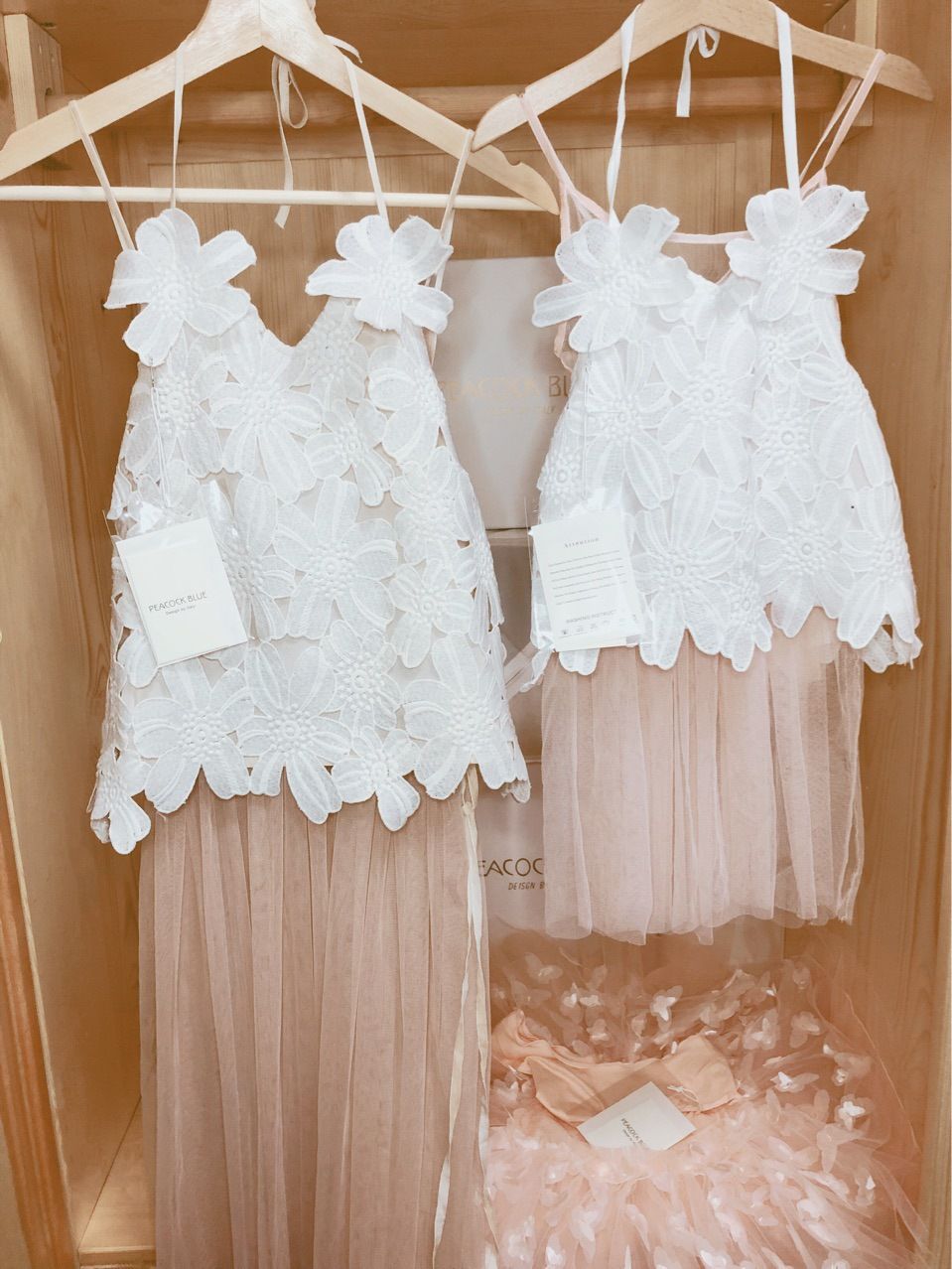 vestido de croche com tule