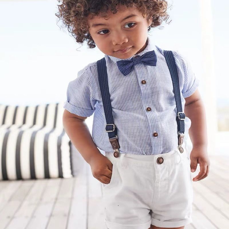 Bowtie Suspender Outfit Clothing Boys Clothing Baby Boys Clothing Suits 