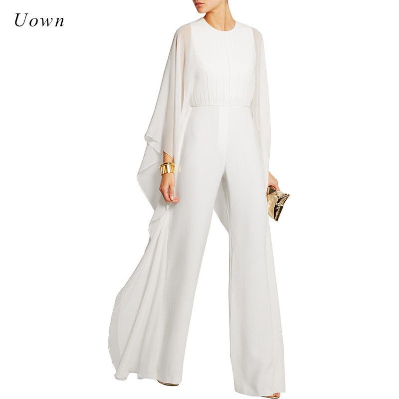chiffon evening jumpsuits