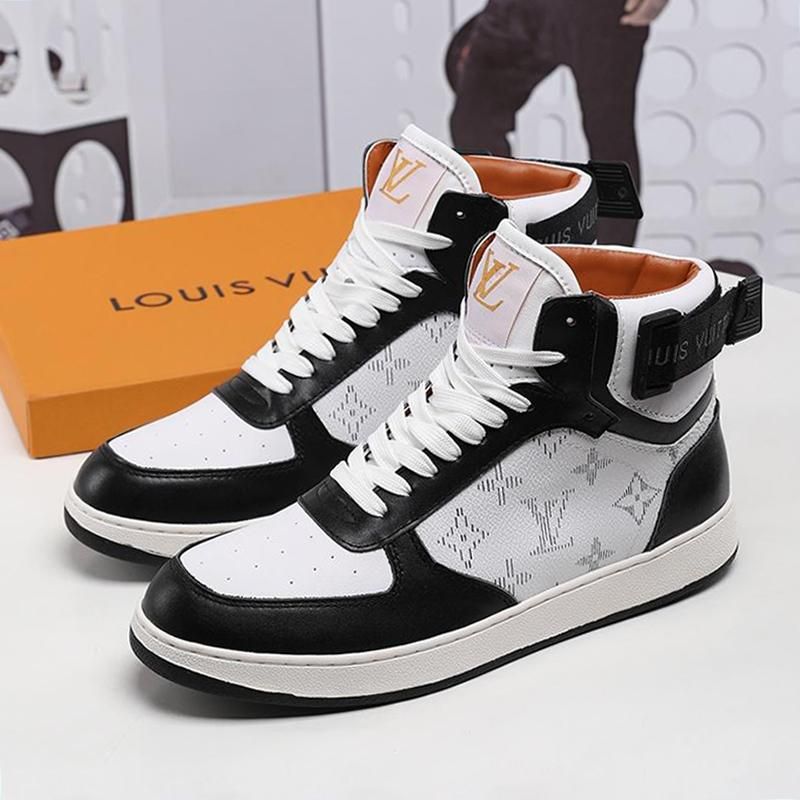 Louis Vuitton Zapatos Hombre De Las Zapatillas De Deporte Deportes LV Pisos De Moda Con