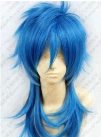 Free Shippin Dramatical Murder Dmmd Aoba Long Blue Mix Cosplay