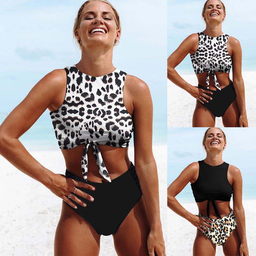 leopard print swim suits
