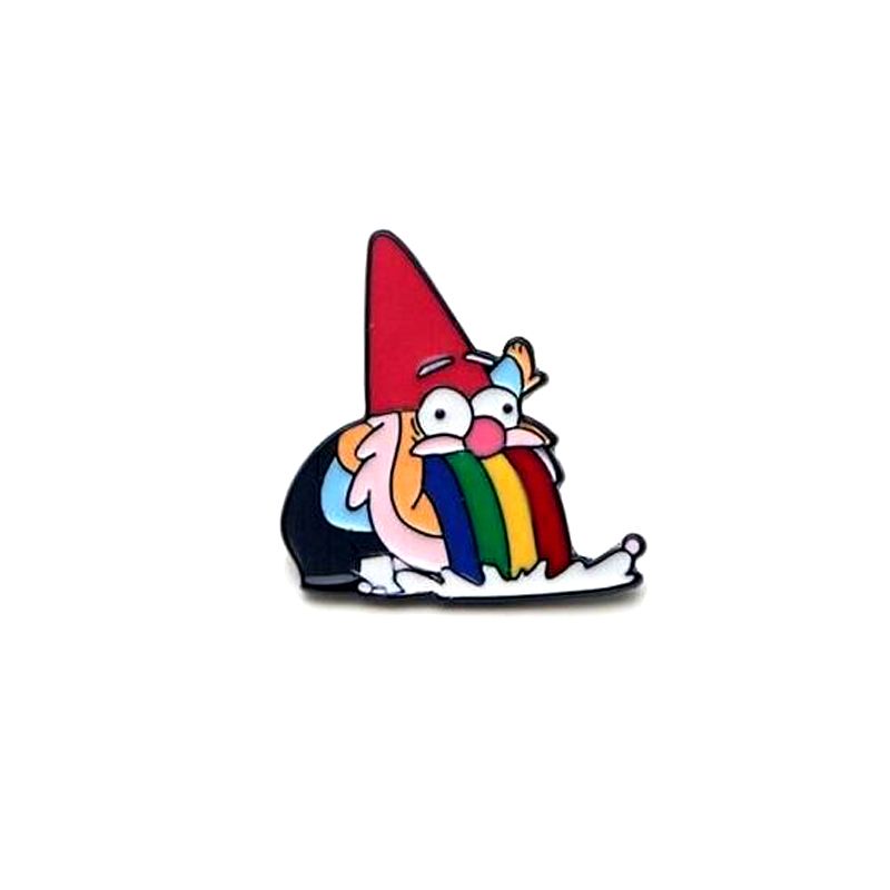 Compre Nuevo Lindo Arco Iris Viejo Broche Arco Iris Color Barba Abuelo Broche Ninos Personaje De Dibujos Animados Mochila Ropa Colgante Joyeria A 0 71 Del Y Es Dhgate Com