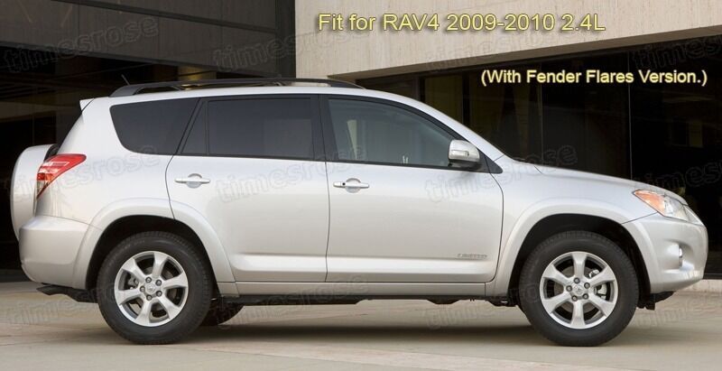 4pcs Barro Solapas Splash guardia Fender Guardabarros Apto Para Toyota Rav4 2009 y 2010 2.4 l