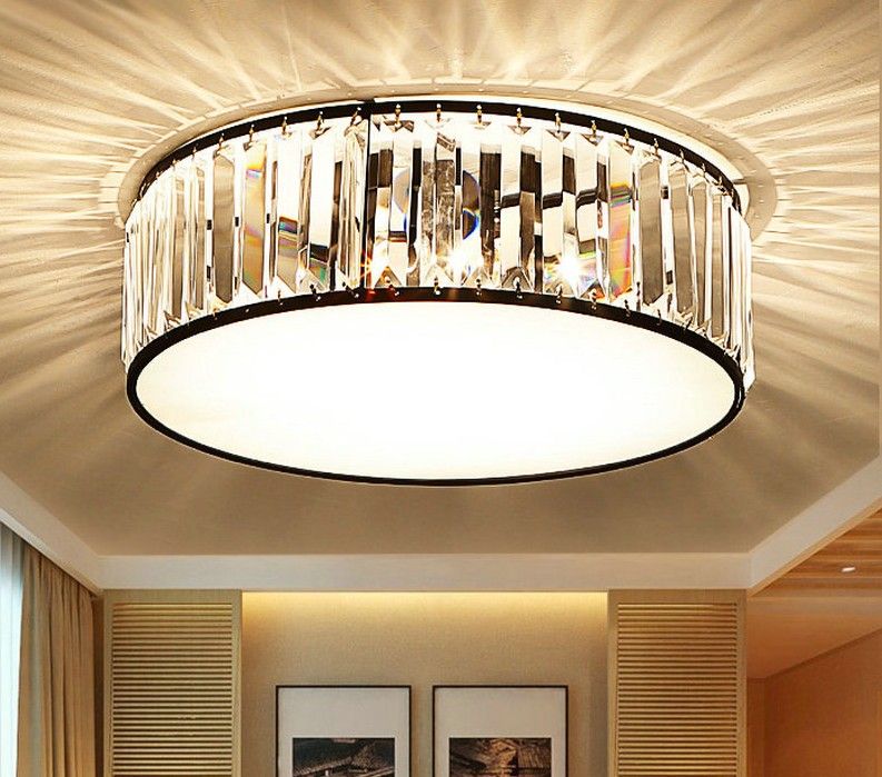 Bulk Led Modern Flush Mount Crystal Ceiling Lights Fixtures Chandelier Lamps For Home Lighting Indoor Living Room Bedroom Llfa From Nimiled 274 25 Dhgate Com Bulk Led Modern Flush Mount Crystal, Indoor Lighting Fixtures Ceiling