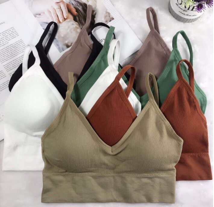 khaki green sports bra