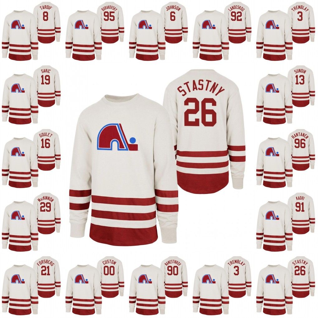 quebec nordiques white jersey