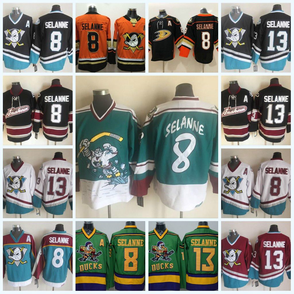 anaheim ducks teemu selanne jersey