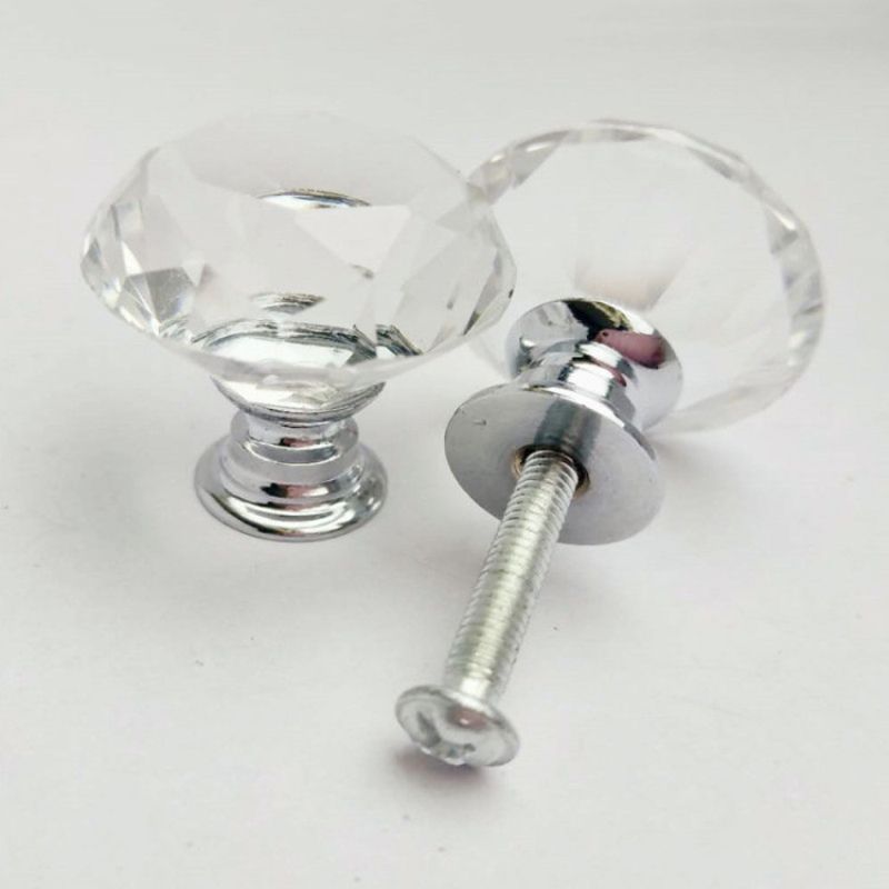 30mm crystal door knobs
