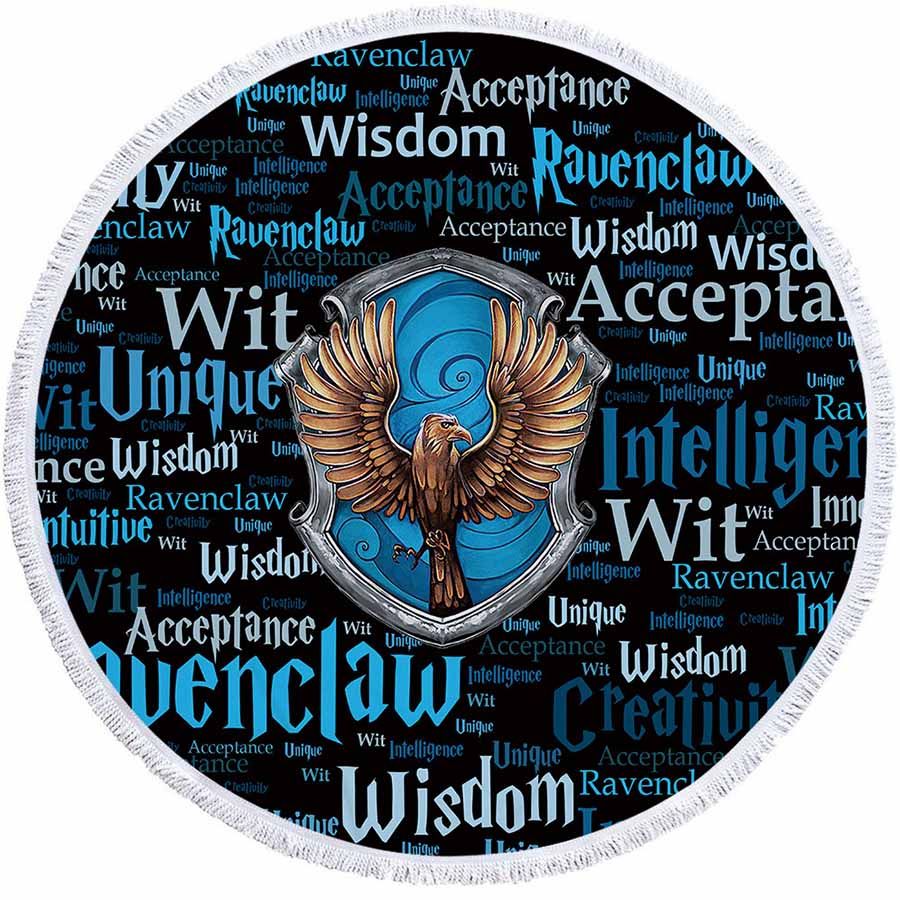 Acheter Harry Potter Glands Serviette De Plage Ronde Serviettes En Microfibre Pour Adultes Enfants Tapis De Yoga Natation Sunblock Couverture Plage