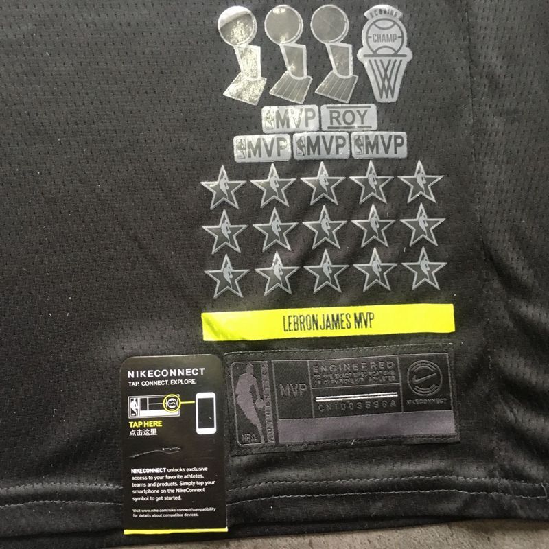 lebron james mvp jersey black
