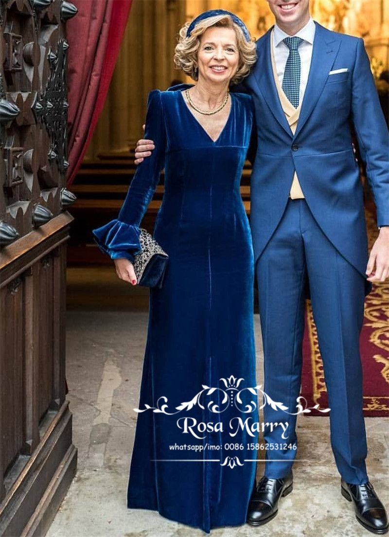 mother of the bride velvet dresses