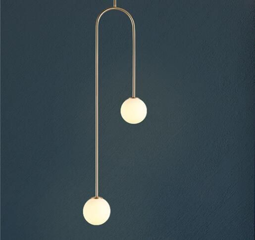 Bulk 2021 Nordic Geometry Constructed U Shaped Led Pendant Lamps Modern Lamp Dinner Living Room Hanging Light Fixtures From Jess234 120 61 Dhgate Com Led Pendant Lamps Modern Lamp Dinner, Ball Shaped Light Fixtures