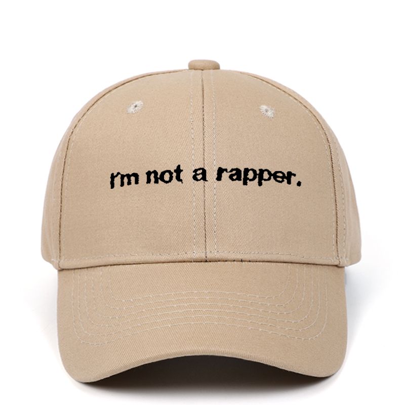 New Letter Im Not A Rapper Snapback Cap 