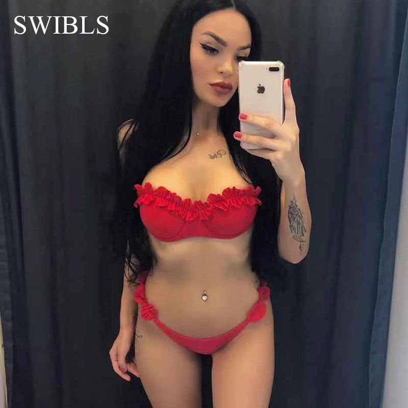 white flower bathing suit