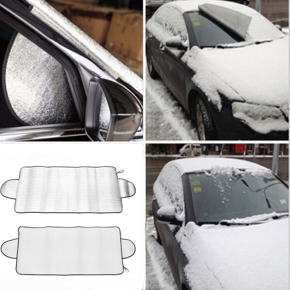 2x CAR WINDSHIELD WINDSCREEN COVER ANTI FROST SNOW ICE PROTECTOR SHIELD