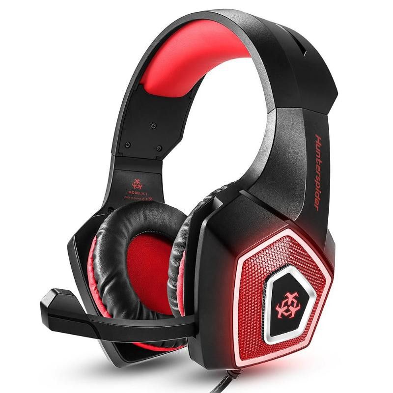 Fornitura Allingrosso Cuffie Hunterspider V1 Gaming Headset Sopra Lorecchio  Di Controllo Cablato Con La Luce Del Mic LED Casque Gamer Headset PC PS4  Xbox One Da Joechi, 27,89 € | It.Dhgate.Com