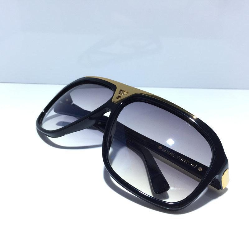 Luxury Mens Designer Big Sunglasses For Men Upgraded Version Z0350W  MILLIONAIRE Series With Shiny Gold Frame And Box Wholesale From Gonggu,  $50.65