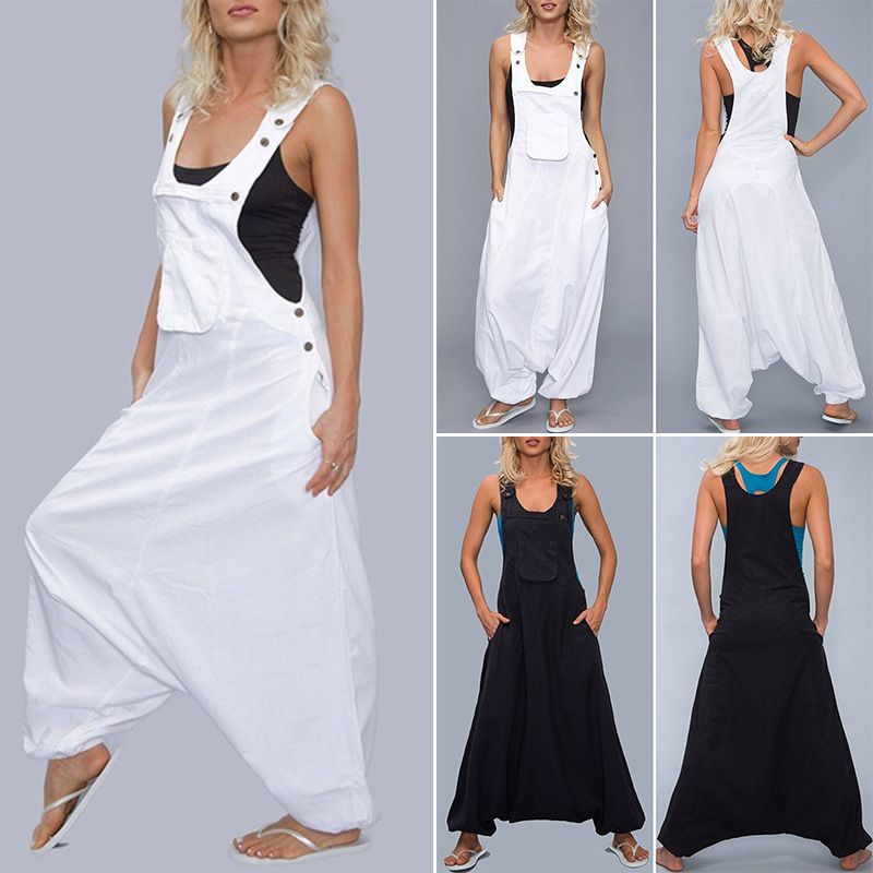 sleeveless drop jumpsuit