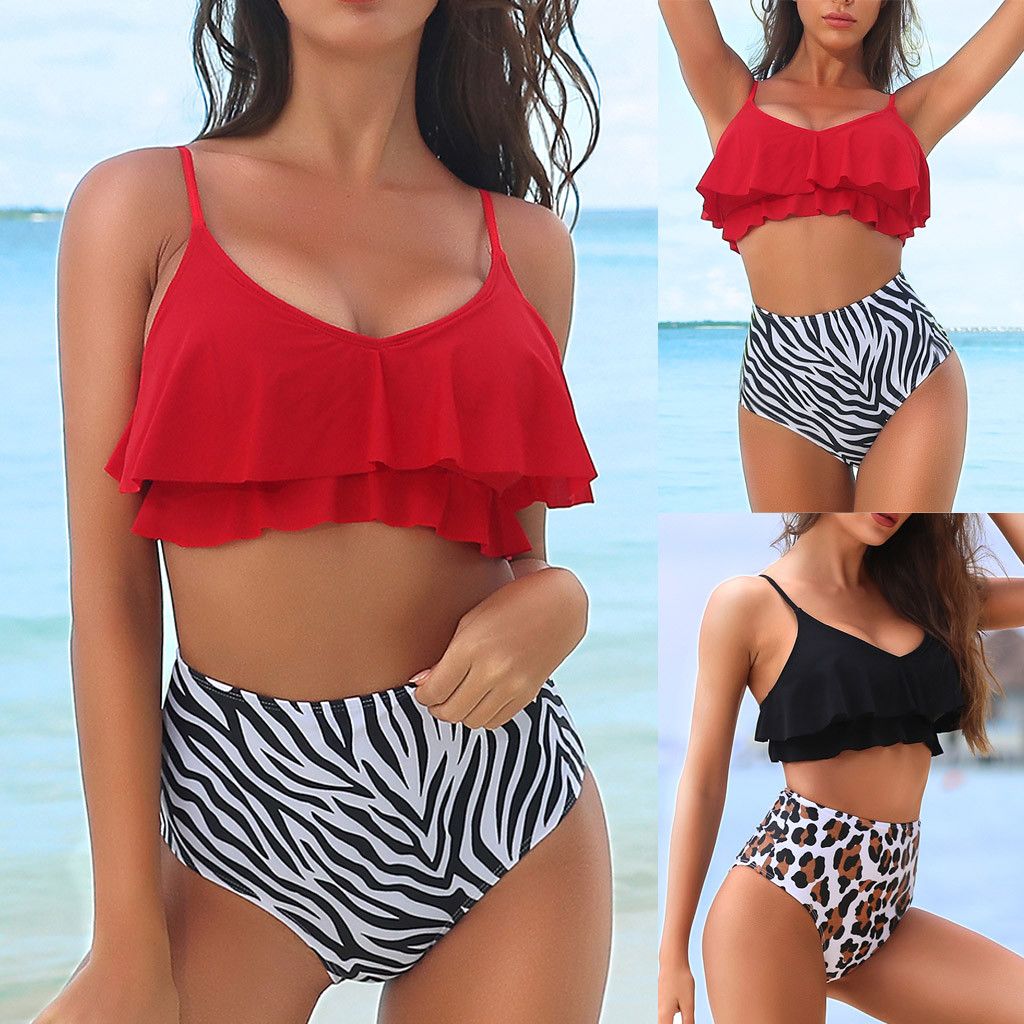 high waisted swimming costumes