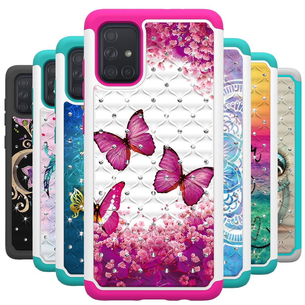 Luxury Armor Case For Samsung Galaxy A51 Case Hybrid Slim Silicone Hard