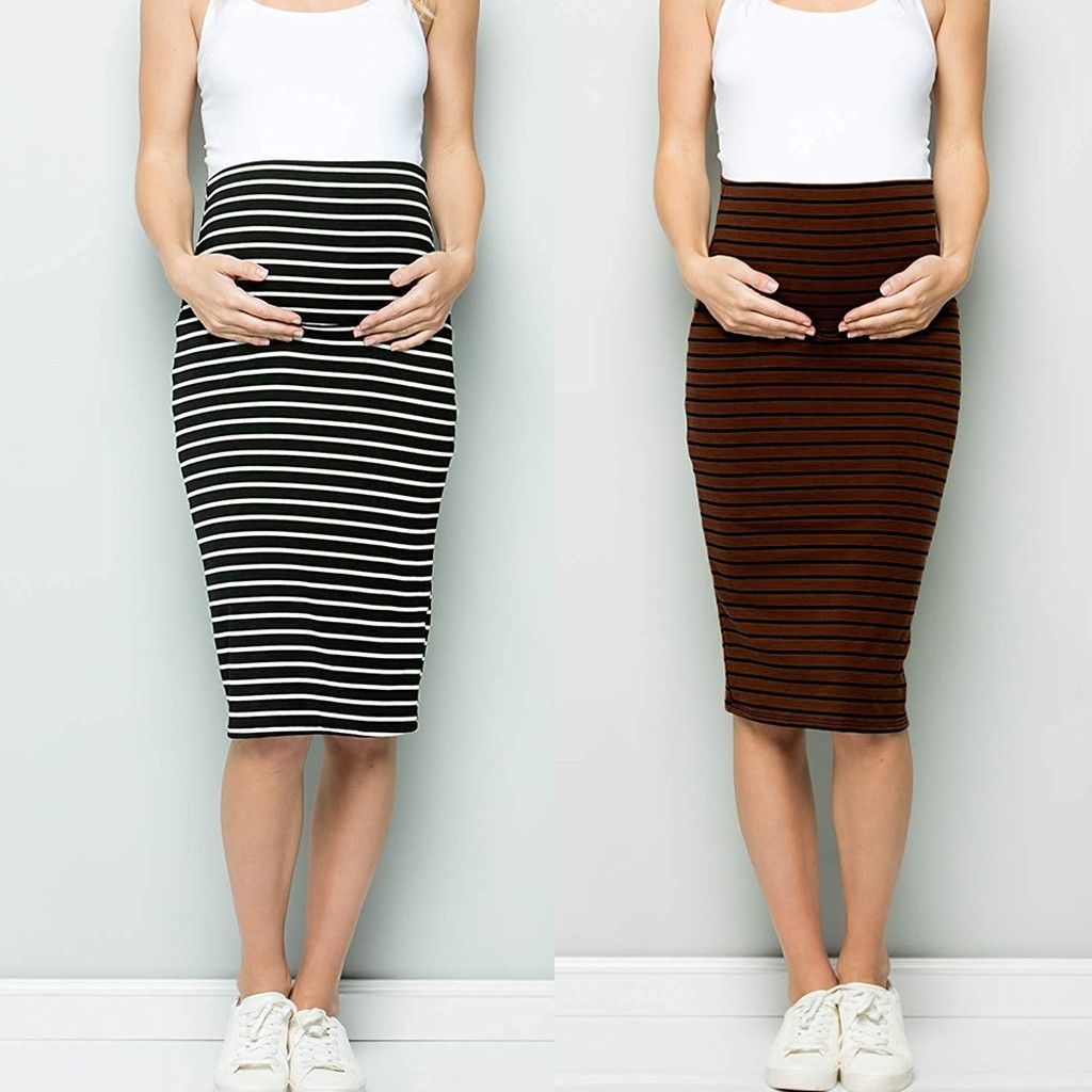 robe grossesse rayée