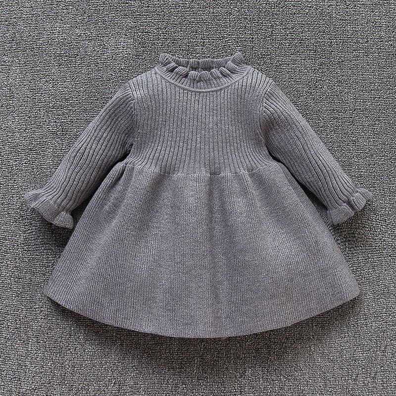 baby girl red sweater dress