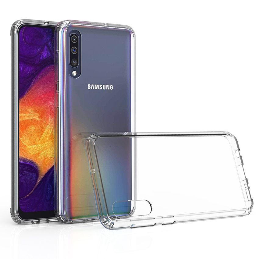 For Samsung Galaxy S10 Plus A70 A50 A40 A30 A10 Transparent Case Soft TPU  Bumper + Clear PC Back Cover Air Cushion Phone Cases From Hotntu, $1.3