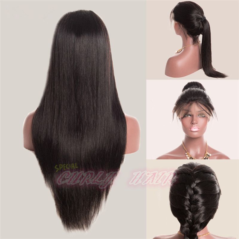 Brazilian Full Lace Human Hair Wigs Lace Front For African