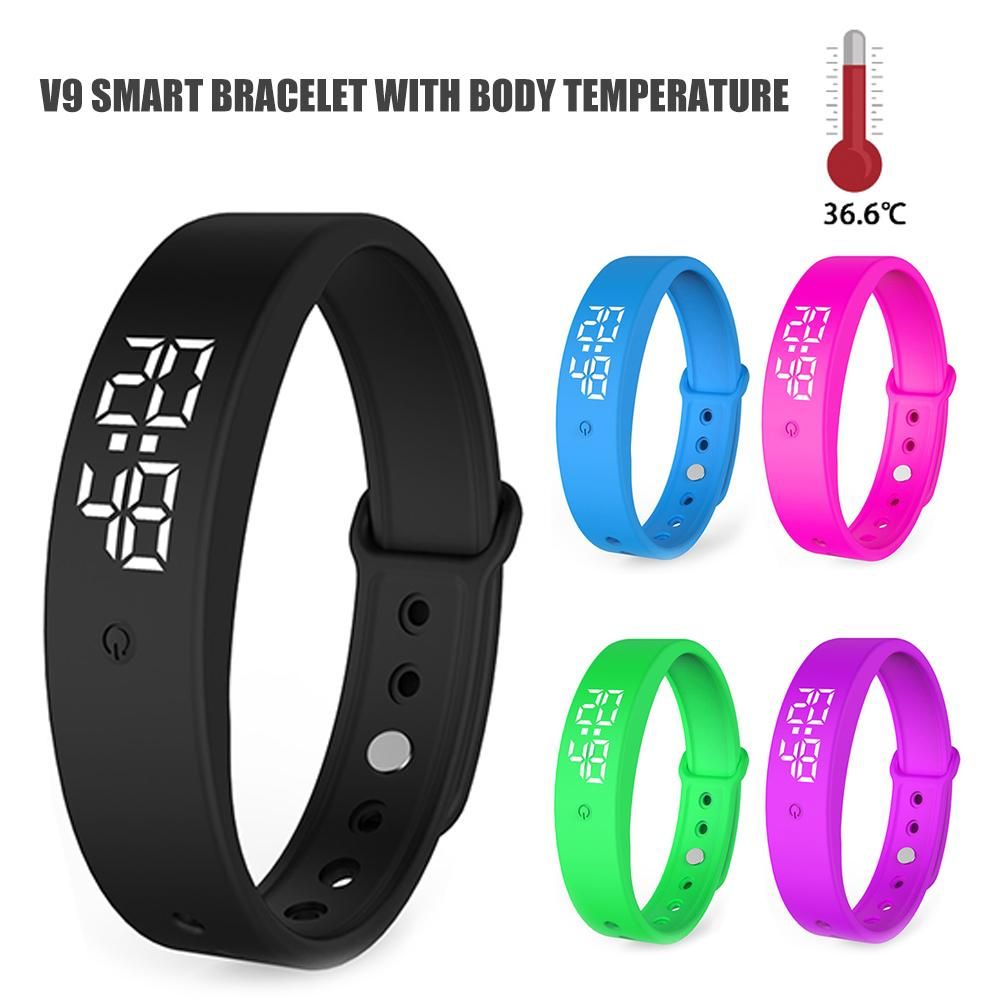 Suministro Al Por Mayor Temperatura Pulsera Inteligente Nueva V9 Marca  Miband Aptitud Pulsera Cuerpo Medición Inteligente Banda De Vibración  Accesorios Recordatorio De Jinruima, 6,37 € | Es.DHgate.Com
