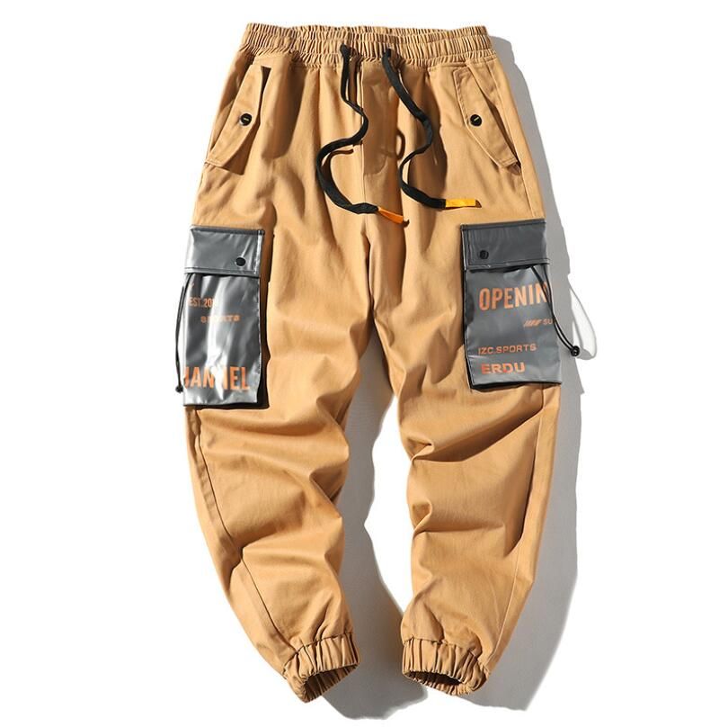 khaki track pants mens