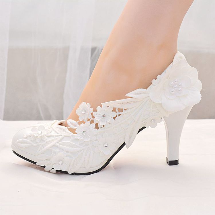Zapatos Blancos Novia Deals, 53% OFF | www.centrehara.com