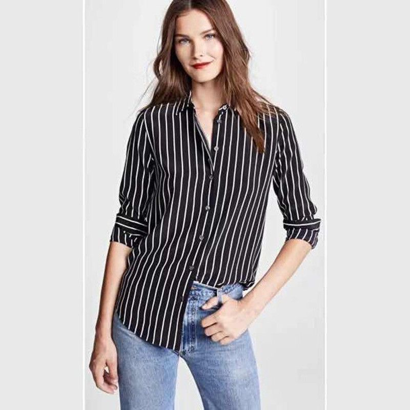 blusa rayas negras y blancas