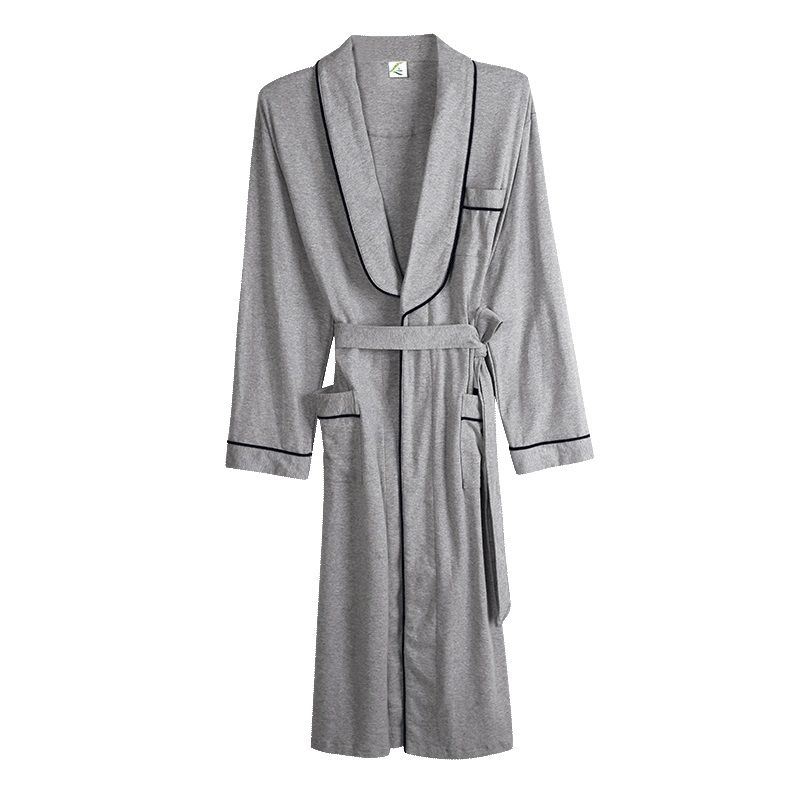 Ondas volatilidad Floración 2020 Plus Size M XXXL Spring Men Gray Color Robes Long Sleeve Robe Coat  Albornoz Hombre Male Sleepwear Kimono Bath Gown With Belt From Cutelove66,  $34.02 | DHgate.Com