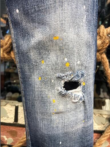 Großhandel NEW2019 Männer 100% Baumwolle Klassisch Kultivieren Sich Lässig Spritzwasser Färben Jeans Biker Denim Fashion Designer Hosen Herren Jeans Großhandel NEW2019 Männer 100% Baumwolle Klassisch Kultivieren Sich Lässig Spritzwasser Färben Jeans Biker Denim Fashion Designer Hosen Herren Jeans