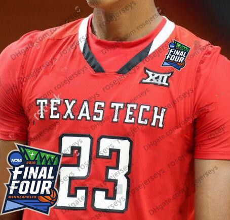 Vermelho com 2019 Final Four Patch