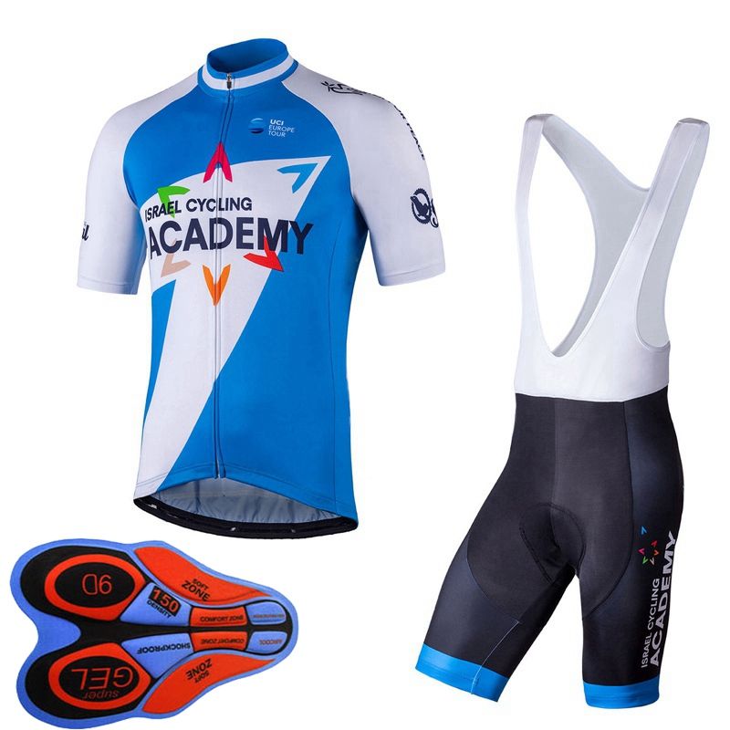 Israel Cycling Academy Team 2019 Cycling Pro sets 9d Gel Pad Quick Dry /"NEW/"