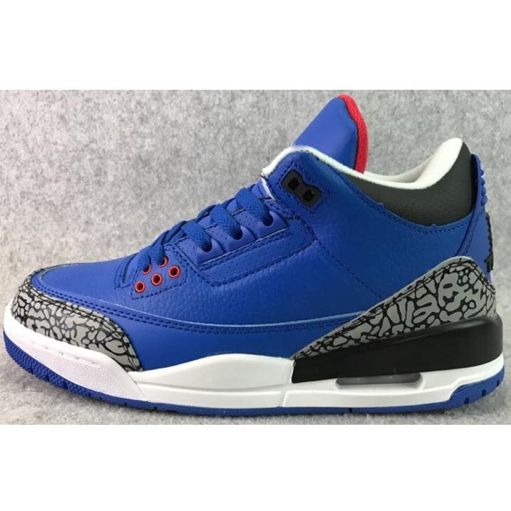 black and blue 3s
