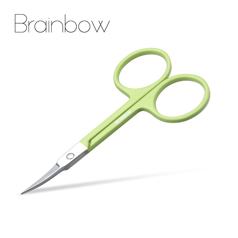 Stainless Steel Makeup Scissor Eyebrow Eyelashes Nose Hair Trim